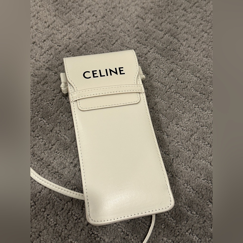 Celine eyeglass case, can be worn as crossbody